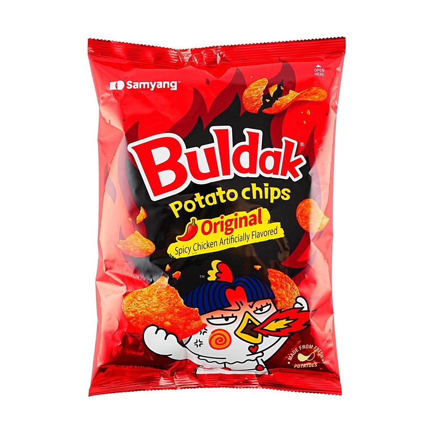 Samyang Buldak Potato Chips Original - Woori Marketplace